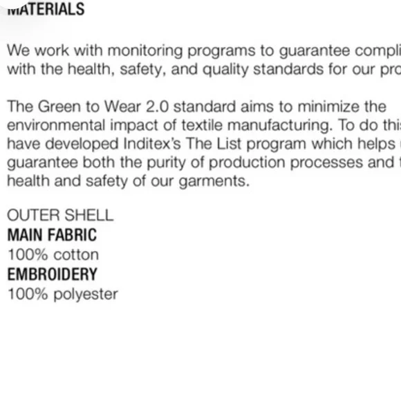 Zara Embroidered Cotton Long Shirt Dress 5107/243 Size XXL - Picture 10 of 10